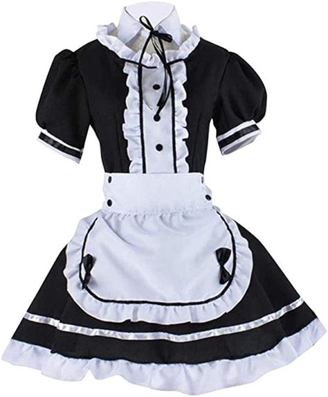 Kangmeile Maid Outfit Women French Maid Fancy Dress Costume Outfit Hen