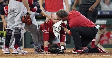 Angels Catcher Jonathan Lucroy Carted Off Field Hospitalized After