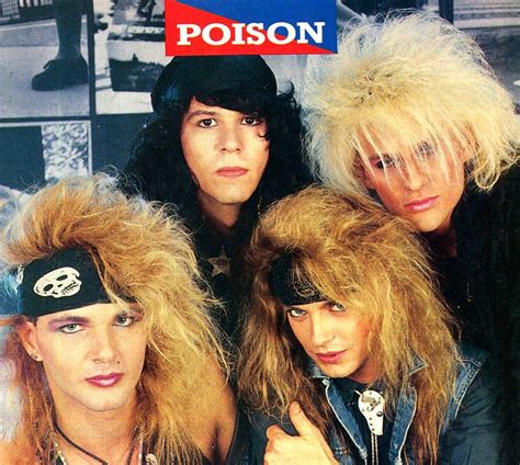 Glam Metal Poison The Band Hard Rock 80s Rock Fashion Bret Michaels