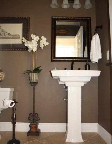 2 x 12 shelf sitter, 3 x 18 wall sign, or a 4 x 24 wall sign colors pictured: Traditional Powder Room Design Ideas, Pictures, Remodel ...
