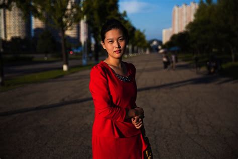 Photos A Striking Glimpse Of Womens Street Style In North Korea — Quartz