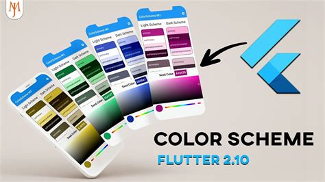 Flutter Tutorial New Material 3 Color Scheme Generation 2022 Youtube