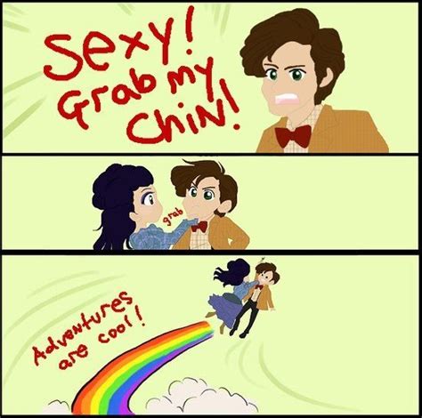 Sexy Grab My Chin Doctor Who Art 11th Doctor Tfios Big Balls Timey Wimey Stuff All Movies