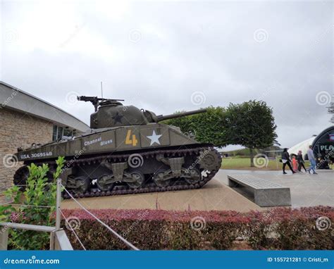 St Mere Eglise France August 7 2019 Airborne Museum Dedicated To