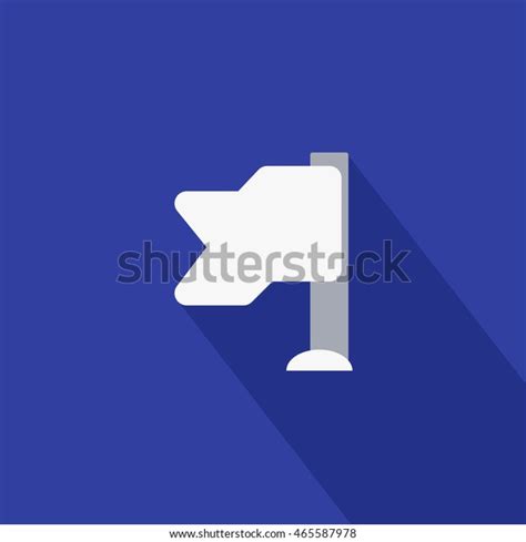Facebook Flag Icon Vector Tag Graphic Stock Vector Royalty Free