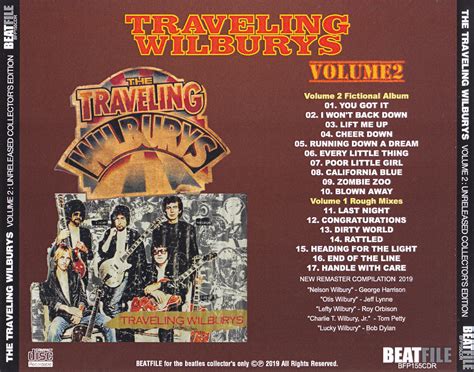 Traveling Wilburys Songs The Traveling Wilburys Volume 1 1988 A