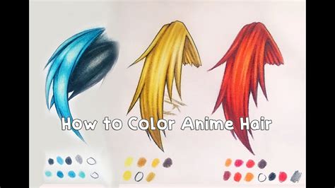 Then, i duplicate that line shape. Hair Coloring Tutorial Using Color Pencils - YouTube