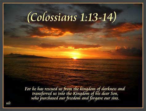 Colossians 113 14 Nlt 04 30 13 Todays Bible Scripture Flickr