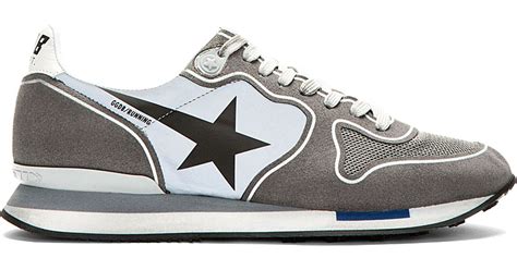 Shop over 180 top golden goose black men's sneakers & athletic and earn cash back from retailers such as cettire, farfetch, and italist and others such as saks fifth avenue and ssense all in one place. Golden Goose Deluxe Brand Grey Canvas Running Sneakers in ...