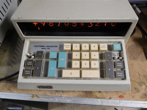 Wang Transistorized Vintage 300k Calculator Keyboard