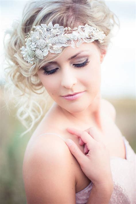 Custom headpiece and jewelry by bridal styles. 25 Prettiest Lace Bridal Hairpieces & Headpieces for Your Wedding Hairstyles ...
