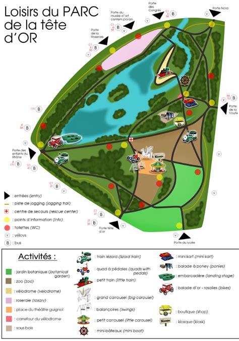 A 500m du parc de la tête d'or. Le parc de la tête d'or - Visiter Lyon - Tourisme et ...