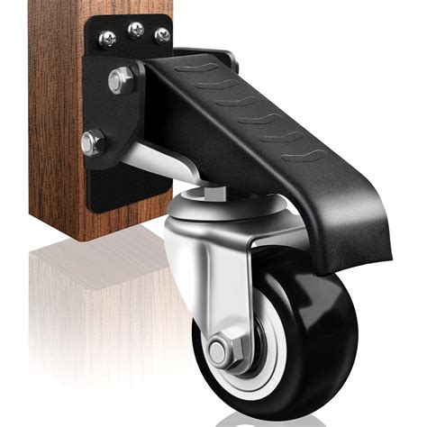 Spacecare Workbench Casters Heavy Duty Retractable Casters，600 Lbs