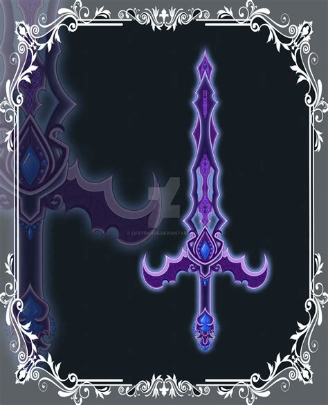 Purple Sword 1 By Lifstrange By Gatekat On Deviantart