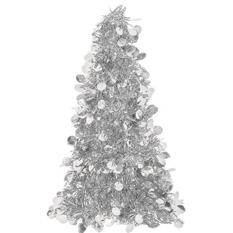 Tinsel Christmas Tree Png Transparent Image Png Transparent Image