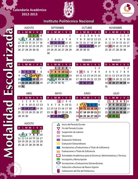 Ipn Calendario Escolarizado 2012 13 Agitación Escuelas