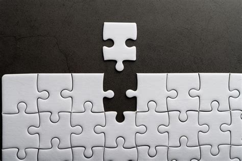 Jigsaw Puzzle With A Missing Piece 1978176 Stock Photo At Vecteezy