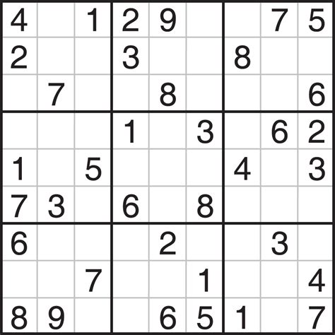 Very Easy Printable Sudoku Printable Blank World