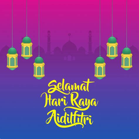 It's never too late to find your ideal hari raya gifts. Premium Vector | Selamat hari raya aidil fitri greeting card