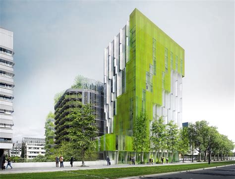 Trio Of Living Green Buildings Reinvent Paris As A Thriving Sustainable Ecosystem In Vivo By Xtu