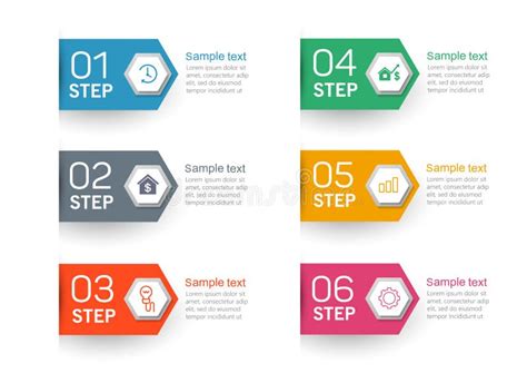 Infographic Design Template Can Be Used For Workflow Layout Diagram