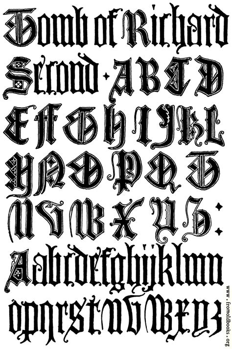 179—english Gothic Letters 15th Century Fcb Image 1281x1928