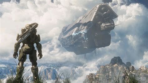 Halo 4 Campaign Screenshot Master Chief Unsc Infinity The Reticule