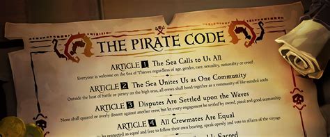 What Is The Pirate Code In Sea Of Thieves Shacknews