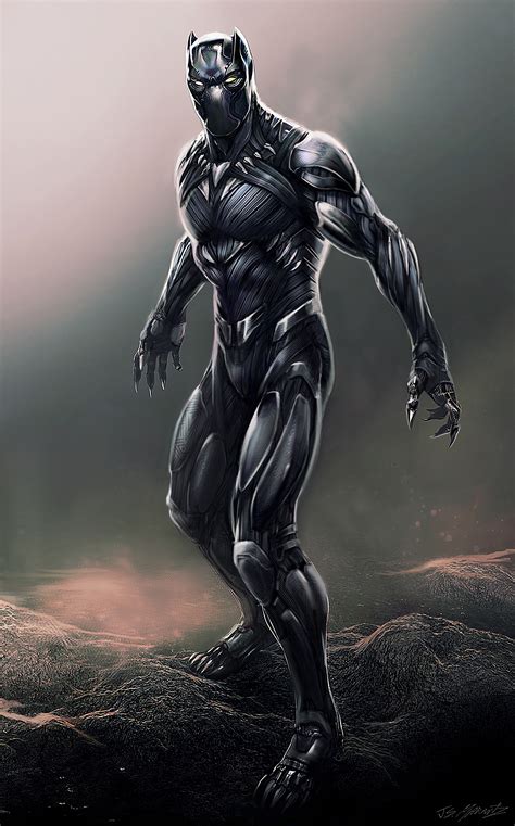 Jerad Marantz Black Panther Designs For Captain America Civil War