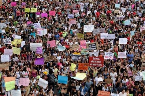 june 2013 brazil protests defense of womens rights in brasilia brazil saturday june 22