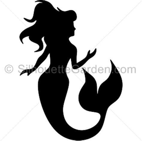 Download High Quality Mermaid Clip Art Silhouette Transparent Png