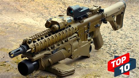 Top 10 Most Powerful Assault Rifles In The World 2021 Youtube