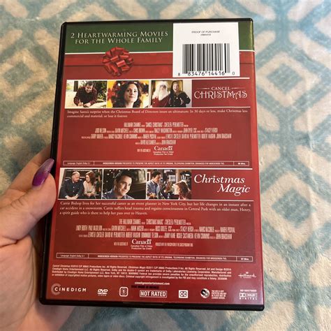 Hallmark Double Feature Cancel Christmaschristmas Magic Vg Oop