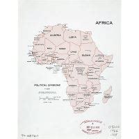 Large Detailed Political Divisions Map Of Africa With Capitals