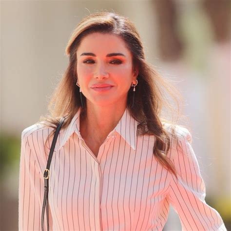 Queen Rania Of Jordan Wears Her Signature Shirtdress — Vogue