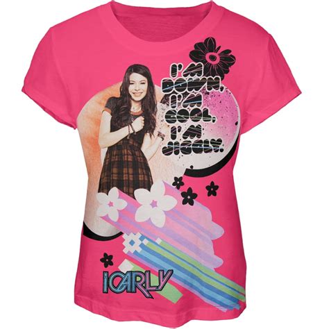 Icarly Icarly Im Jiggly Carly Girls Youth T Shirt Youth Small