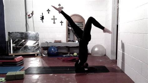Yoga Headstand Splits Variations Youtube
