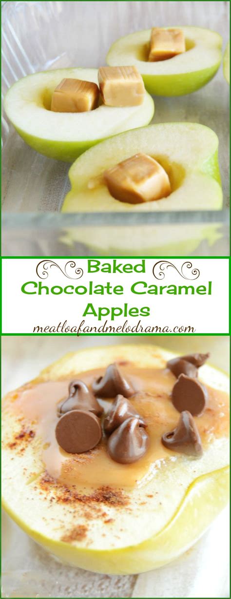 Baked apple slices are the best easy dessert, side dish, or breakfast. Baked Chocolate Caramel Apples - Meatloaf and Melodrama
