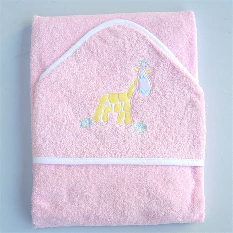 Personalised Baby Hooded Towels By The Alphabet T Shop