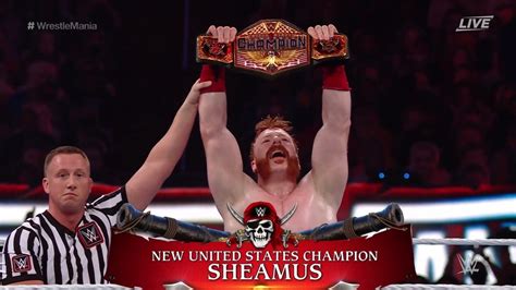 Sheamus Wins The United States Championship At Wrestlemania Wrestletalk