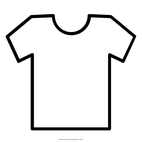 T Shirt Coloring Page Ultra Coloring Pages
