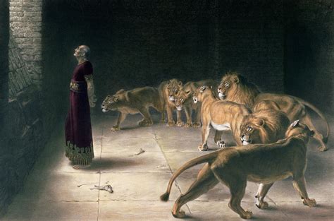 Daniel In The Lions Den Painting By Briton Riviere
