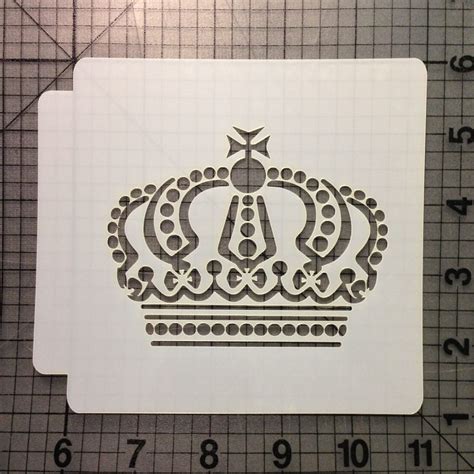 Crown Stencil 2 Inch Annettes Cake Supplies