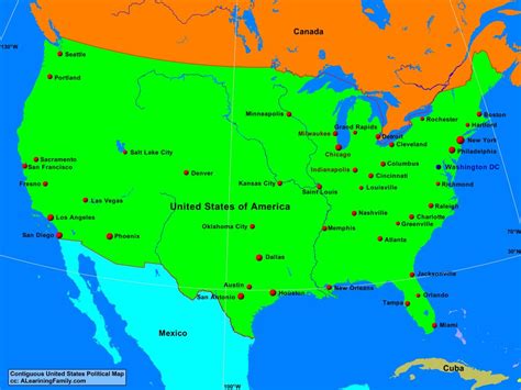 41 Map Of Continental United State Images — Sumisinsilverlakecom