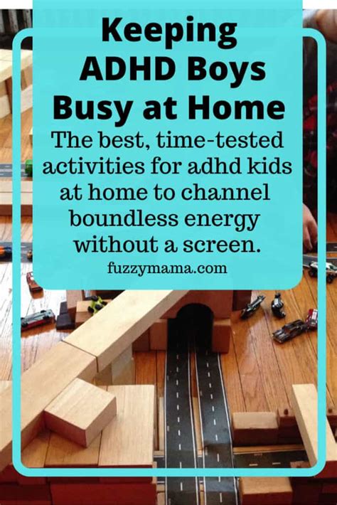 The Best Activities For Adhd Boys At Home Fuzzymama