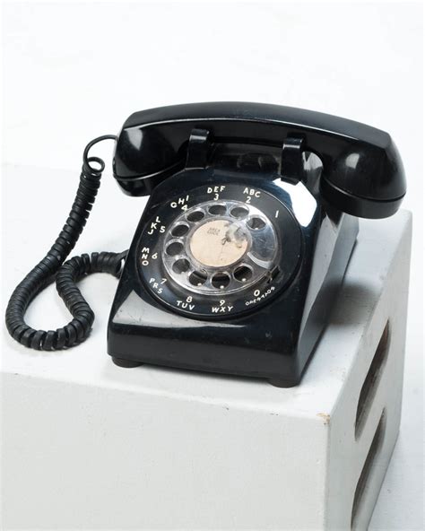 Te017 Reis Black Rotary Telephone Prop Rental Acme Brooklyn