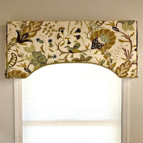See more ideas about diy window treatments, box valance, diy window. Custom Made to Order Arch Top Box Pleat Valance Contrast ...