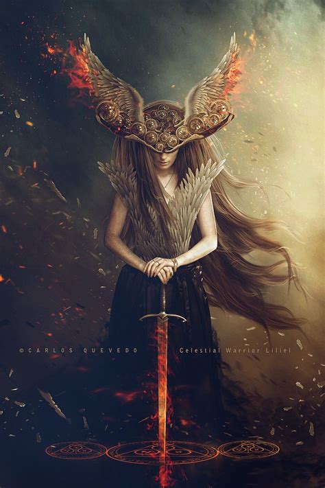 Celestial Warrior Liliel By Carlos Quevedo Fantasy Inspiration