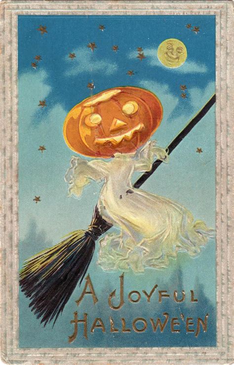 One Womans Hands Free Images Vintage Halloween Postcards