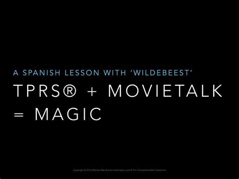 MovieTalk + TPRS® = Magic - The Comprehensible Classroom | Movie talk ...